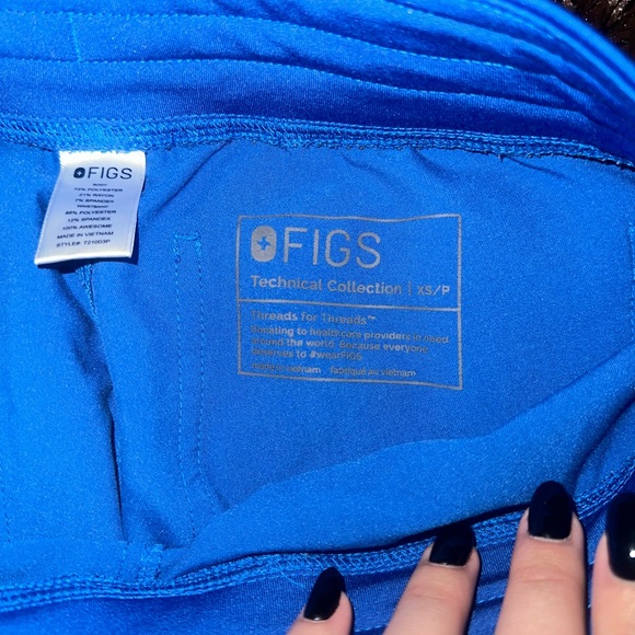 Figs Technical Collection in Vibrant Blue - Picture 1 of 5